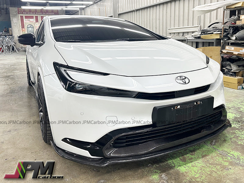 [JPMCarbon] OE Style Carbon Fiber Front Bumper Lower Grille Fits For 2023-2026 Toyota PRIUS PHEV XW60