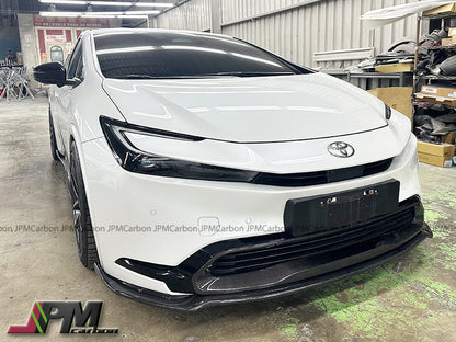 [JPMCarbon] OE Style Carbon Fiber Front Bumper Lower Grille Fits For 2023-2026 Toyota PRIUS PHEV XW60