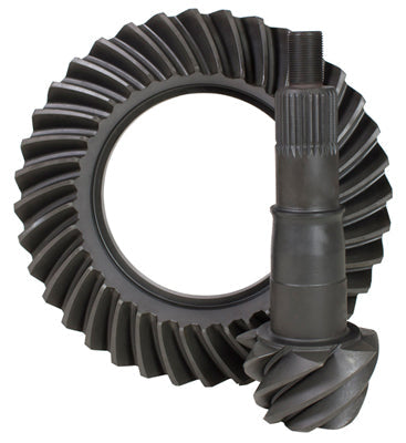 USA standard ring and pinion gear set for Ford 8.8IN Reverse rotation in a 4.11 ratio.