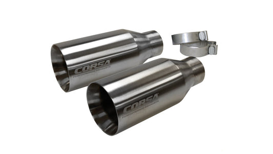 Corsa Performance Corsa 2017 Ford F-150 Raptor 3in Inlet / 5in Outlet Satin Polished Tip