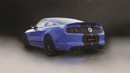 Corsa Performance 13-13 Ford Mustang Shelby GT500 5.8L V8 Black Sport Axle-Back Exhaust