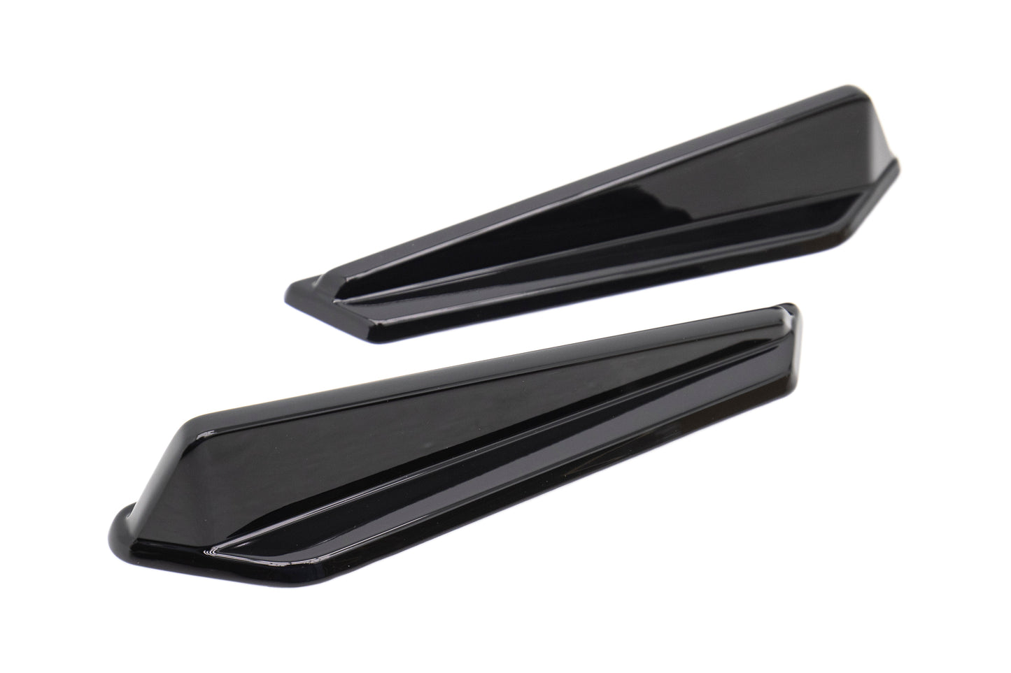 OLM Gloss Black JDM Style Canards - 2015-2021 Subaru WRX / STI