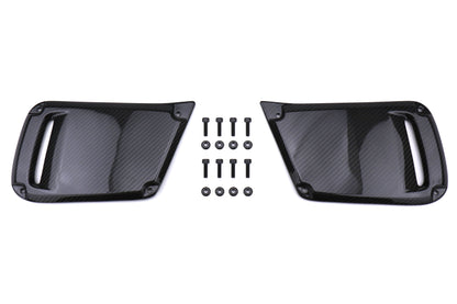 OLM LE Dry Carbon Fiber JDM DRL Facelift Bezel Cover (No Fog Hole) - 2018-2021 Subaru WRX / STI