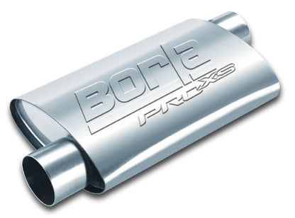 Borla Pro-XS 2in Tubing 14in x 4in x 9.5in Oval Offset/Offset Muffler 40346