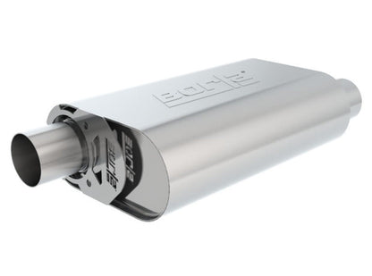 Borla Cratemuffler 2.25in Offset-In/Offset-Out inS-Typein Stock Sbf 289/302/351 400834