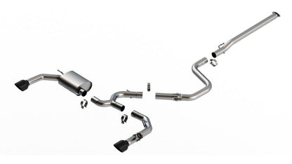 Borla 22-23 Hyundai Elantra N 2.0L 4 CYL. Turbo AT/MT ATAK Catback Exhaust Black Chrome 140925BC