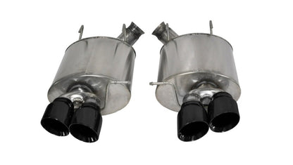 Corsa Performance 13-13 Ford Mustang Shelby GT500 5.8L V8 Black Sport Axle-Back Exhaust