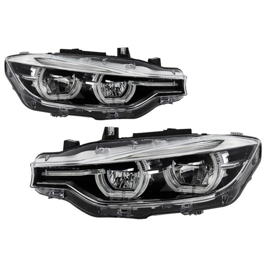SPYDER BMW F30 3 Series 4Dr LED Projector Headlights Chrome PRO-JH-BF3012H-4D-LED-C 9948534