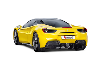 Akrapovic 16-17 Ferrari 488 GTB/488 Spyder Slip-On Line (Titanium) w/ Carbon Tips MTP-FE488H