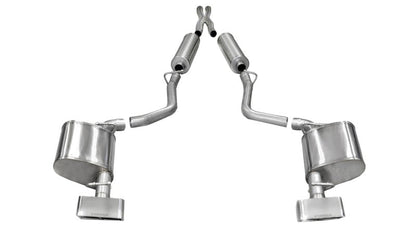 Corsa Performance 11-13 Dodge Challenger R/T 5.7L V8 Polished Xtreme Cat-Back Exhaust