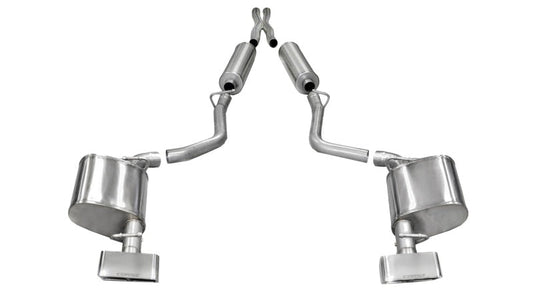 Corsa Performance 11-13 Dodge Challenger R/T 5.7L V8 Polished Xtreme Cat-Back Exhaust