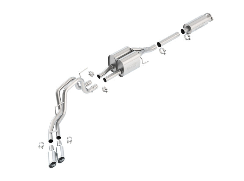 10-14 F-150 Raptor 6.2L Touring Cat-Back, Borla 140404