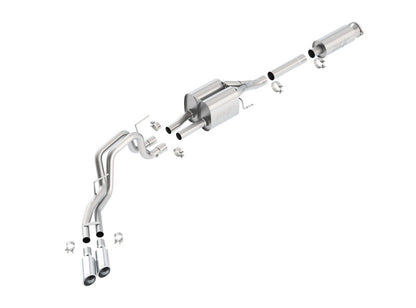 10-14 F-150 Raptor 6.2L Touring Cat-Back, Borla 140404