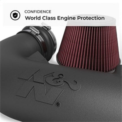 K&N 19-20 Jeep Cherokee V6-3.2L AirCharger Performance Intake