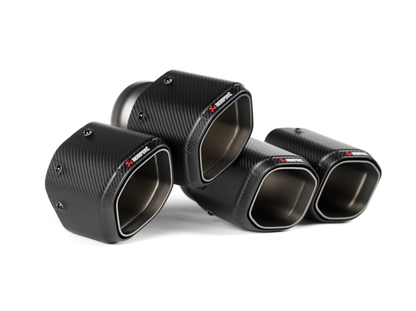 Akrapovic 2024+ BMW M5 (G90,G99) Hexagonal Carbon Fiber Tail Pipe Set