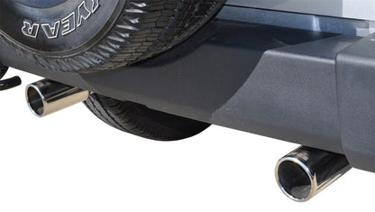 Corsa Performance Jeep 07-11 Wrangler 3.8L/12-14 Wrangler 3.6L Polished Sport Axle-Back