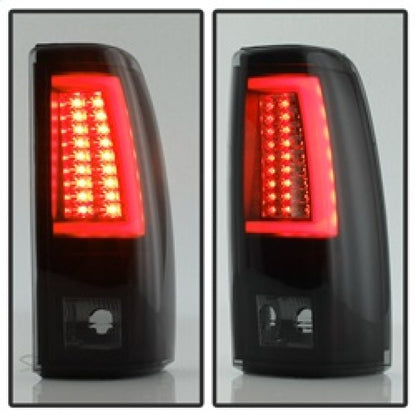 Spyder 03-06  Chevy Silverado (Does Not Fit Stepside) Version 2 LED Tail Lights - Black Smoke 5083272