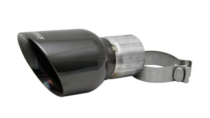 Corsa Performance Single Universal 3.0 In Inlet / 4.5 In Outlet Black PVD Pro-Series