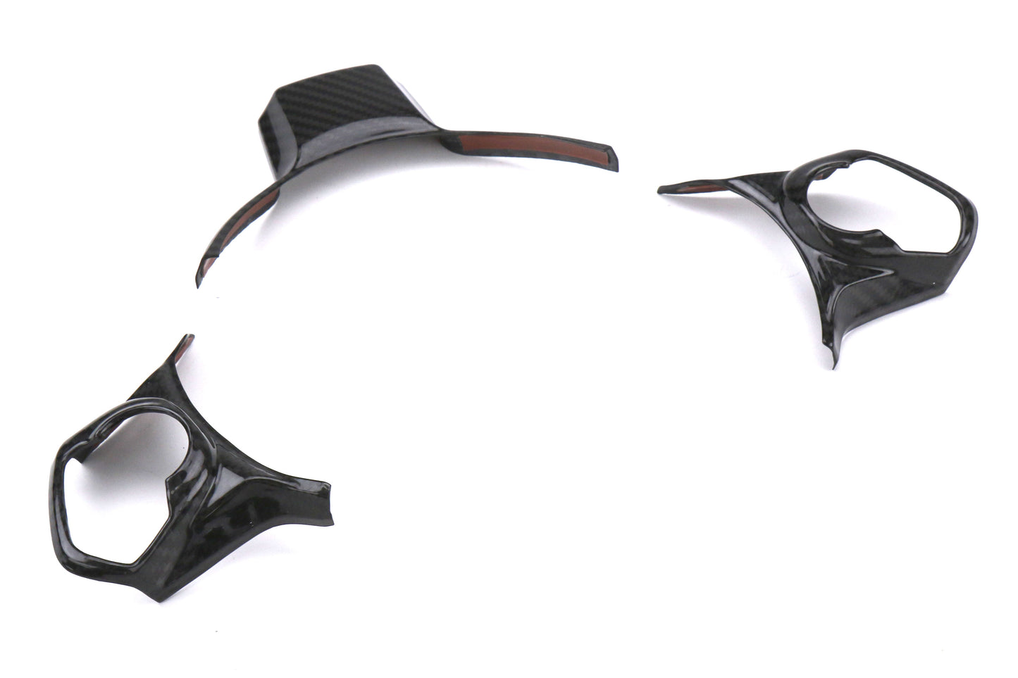 OLM LE Dry Carbon Fiber Steering Wheel Covers - 2017-2024 Subaru BRZ / Toyota GR86