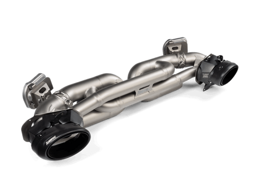 Akrapovic 20-21 Porsche 911 Turbo/Turbo S (992) Slip-On Race Line (Titanium) (Req Tips) S-PO/TI/19
