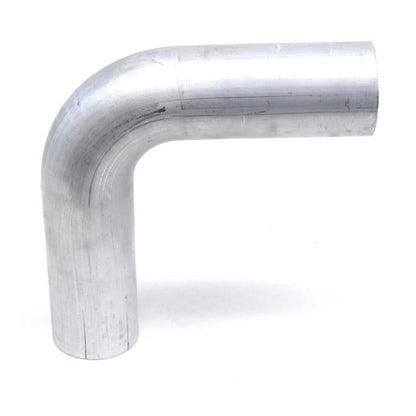 HPS Performance Products HPS 2-3/4" OD 90 Degree Bend 6061 Aluminum Elbow Pipe Tubing 16 Gauge, Mandrel Bent, Mill Finish