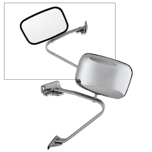 SPYDER Xtune Ford Pickup / Bronco 80-97 OE Mirror Chrome Manual Fit Both Side MIR-15148-120-M-0 9935008
