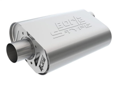 Borla CrateMuffler SBC 283/327/350 2.25in Offset/Center 14in x 4.35in x 9in S-Type Muffler 400849