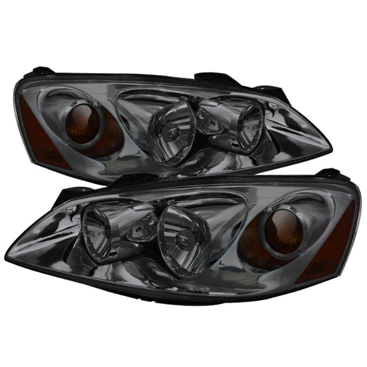 SPYDER Xtune Pontiac G6 05-10 (09-10 Fit w/Amber Turn Signal) Crystal Headlights Smoke HD-JH-PG605-AM-SM 9023682