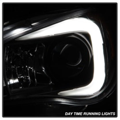 Spyder Subaru WRX 06-07 Projector Headlights - HID Model Only - Black PRO-YD-SWRX06-HID-LBDRL-BK 5083913