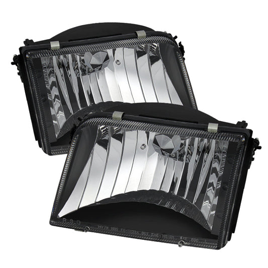 SPYDER Xtune Ford Ranger 93-97 Crystal Headlights Black HD-JH-FR93-BK 5073877