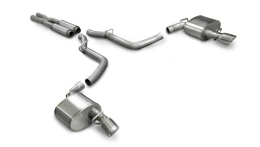 Corsa Performance 05-10 Dodge Charger No Towing Hitch SRT-8 6.1L V8 Polished Xtreme