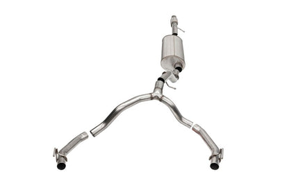 CORSA Performance Corsa 21-22 Cadillac Escalade 6.2L Dual Rear 3.5/2.75in Sport Cat-Back Exhaust Uses Factory Bezels 21131