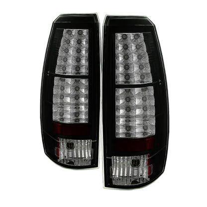 Spyder Chevy Avalanche 07-13 LED Tail Lights Black ALT-YD-CAV07-LED-BK 5032461