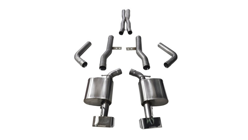 Corsa Performance 15-16 Dodge Challenger SRT / Scat Pack / R/T 6.4L Polished Xtreme