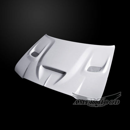 AmeriHood - Chrysler 300 2005-2010 Type-HC Style Functional Heat Extractor Ram Air Hood
