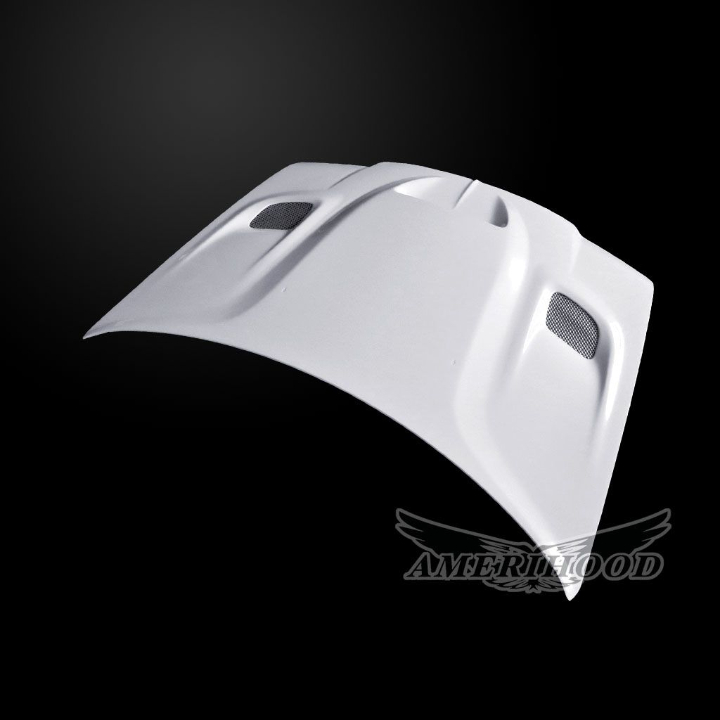 AmeriHood - Chrysler 300 2005-2010 Type-HC Style Functional Heat Extractor Ram Air Hood