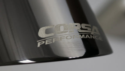 Corsa Performance Single Universal 2.5in Inlet / 4.5in Outlet Black PVD Pro-Series