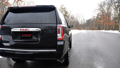 Corsa Performance 15-16 GMC Yukon Denali 6.2L V8 Single Side Exit Cat-Back Exhaust