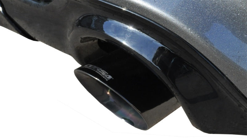 Corsa Performance 12-14 Jeep Grand Cherokee 6.4L V8 Black Sport Cat-Back Exhaust