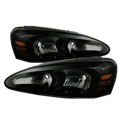 SPYDER Xtune Pontiac Grand Prix 04-08 Crystal Headlights Black Smoke HD-JH-PGPRIX04-AM-BSM 9029400