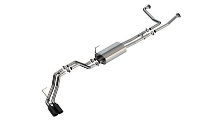 Borla 16-24 Nissan Titan XD S-Type Cat Back Exhaust - Black Chrome 140946BC