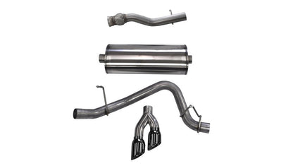 Corsa Performance 2015 GMC Yukon Denali XL 6.2L V8 3in Cat-Back Single Side Exit Twin 4i