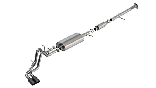 Borla 23-24 Chevrolet Colorado / 23-24 GMC Canyon S-Type Catback Exhaust w/Black Chrome Tips 140943BC
