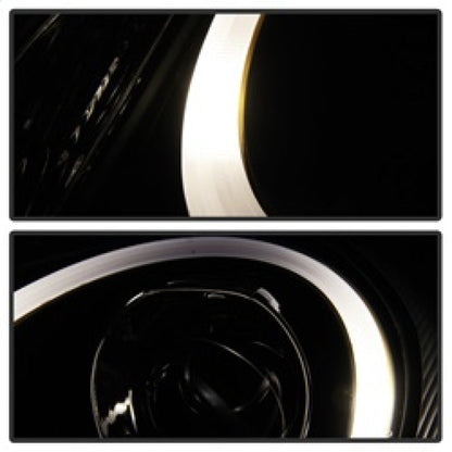 Spyder Porsche Cayman 05-08 Headlights - Halogen Model Only - DRL LED - Black PRO-YD-P98705-DRL-BK 5083197