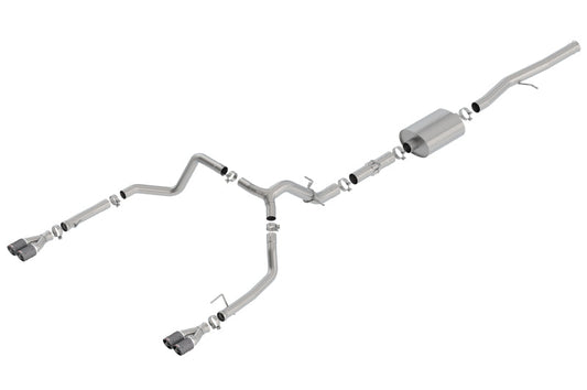 Borla 19 Chevrolet Silverado/GMC Sierra 1500 6.2L SS ATAK Catback Exhaust - Carbon Fiber Tips 140776CF