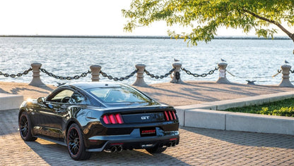 Corsa Performance Cat Back Exhaust Polish Quad Tips for 15-16 Ford Mustang GT 5.0 3in