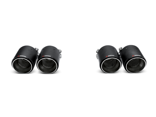 Akrapovic 14-17 BMW M3/M4 (F80/F82) Tail Pipe Set (Carbon) TP-CT/26