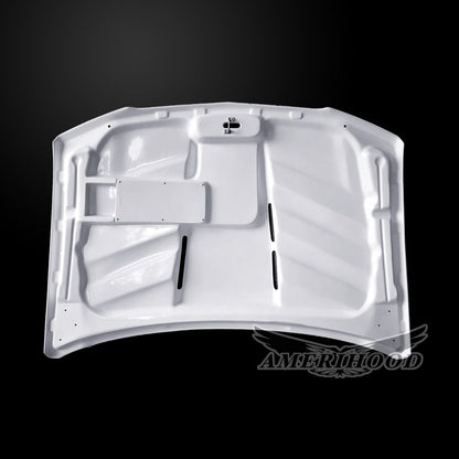 AmeriHood - Chevrolet Avalanche 2003-2006 WBH VIP Style Functional Heat Extractor Ram Air Hood