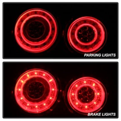 Spyder 09-15 Nissan GTR LED Tail Lights Red Clear ALT-YD-NGTR09-LED-RC 5082008