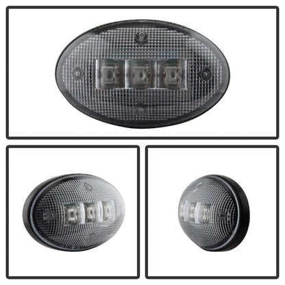 SPYDER Xtune Ford Superduty F250-F550 99-10 Dually Fender LED Side Fender Lights Clear ACC-LED-FDSD99-SL-C 9924651